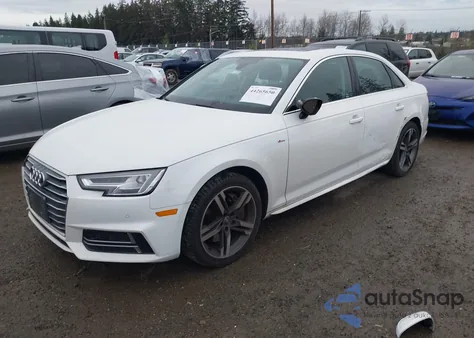 2018 Audi A4 2.0T Premium/2.0T Tech Premium from USA, damaged, VIN WAUENAF46JA097978